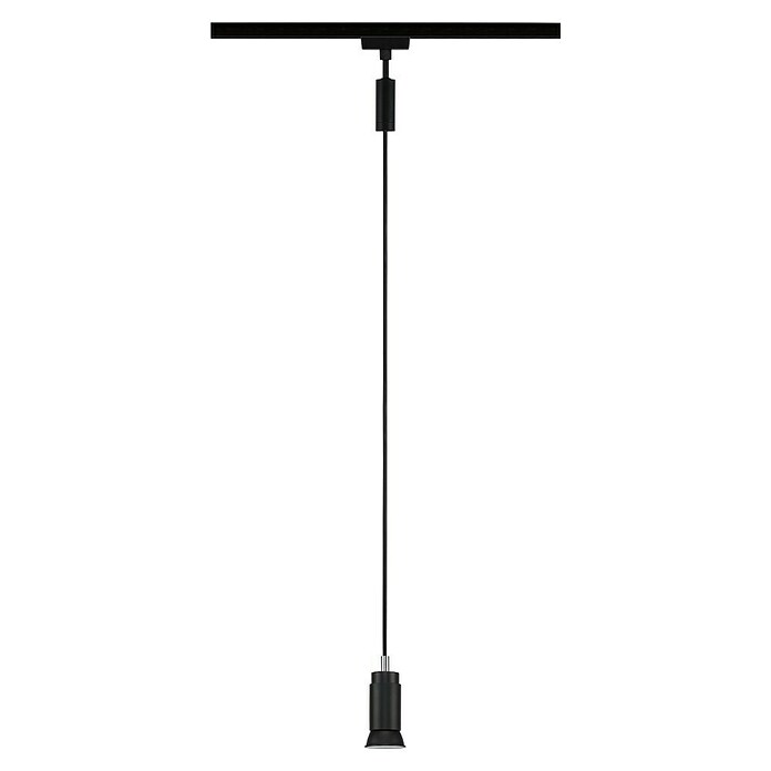 Paulmann URail Pendelleuchte Runa (Ø x H: 3,5 x 118 cm, Schwarz matt) | BAUHAUS