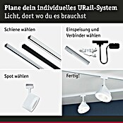 Paulmann URail LED-Spot Arena (Signalweiß, 7,8 x 12,3 x 19,1 cm, Neutralweiß) | BAUHAUS