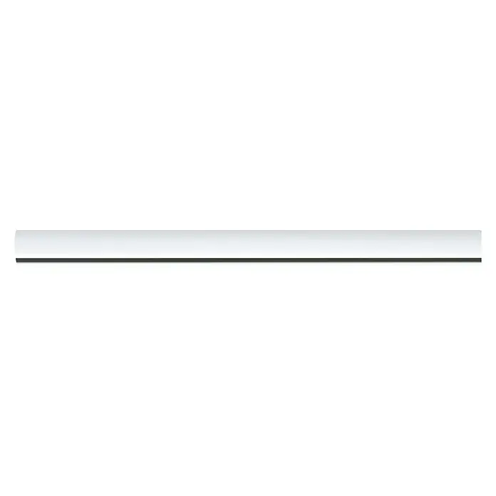 Paulmann URail Gleiter - 150 cm, Metall, Signalweiß - Nahaufnahme eines schlanken, dunklen Soundbars vor einem hellen Hintergrund, perfekt für ein modernes Heimkinoerlebnis.