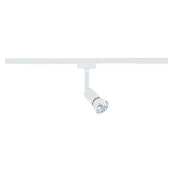 Paulmann URail LED-Spot Salt - 10 W, Signalweiß, 3,5 x 4,5 x 11,3 cm - Weiße LED-Schienenleuchte mit verstellbarem Spot, ideal für flexible Beleuchtungslösungen in modernen Innenräumen. Das Licht ist fokussierbar.