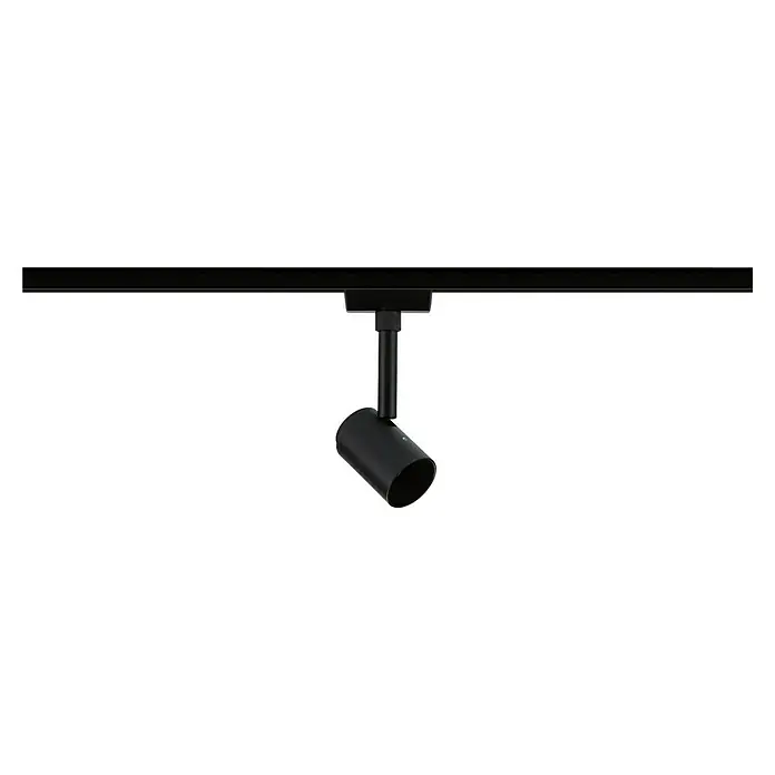 Paulmann URail LED-Spot Runa - 10 W, Schwarz matt, 3,5 x 6 x 13,3 cm - Schwarze Schienenleuchte mit zylindrischem Strahler. Moderne Beleuchtung für flexible Lichtgestaltung und Akzentuierung im Raum.