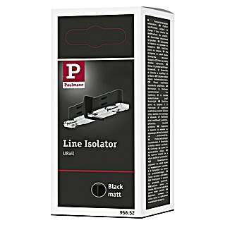 Paulmann URail Stromtrenner (7 cm, 1 000 W, Schwarz matt, 230 V, Kunststoff)