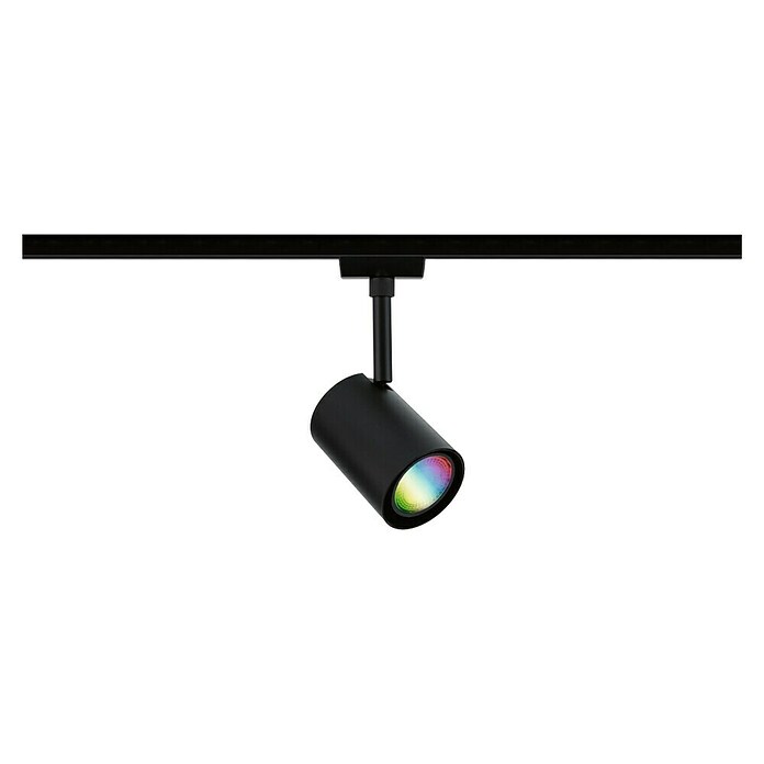 Paulmann URail LED-Spot Luxe (10 W, Schwarz matt, 6,5 x 9 x 16,3 cm, RGBW) | BAUHAUS