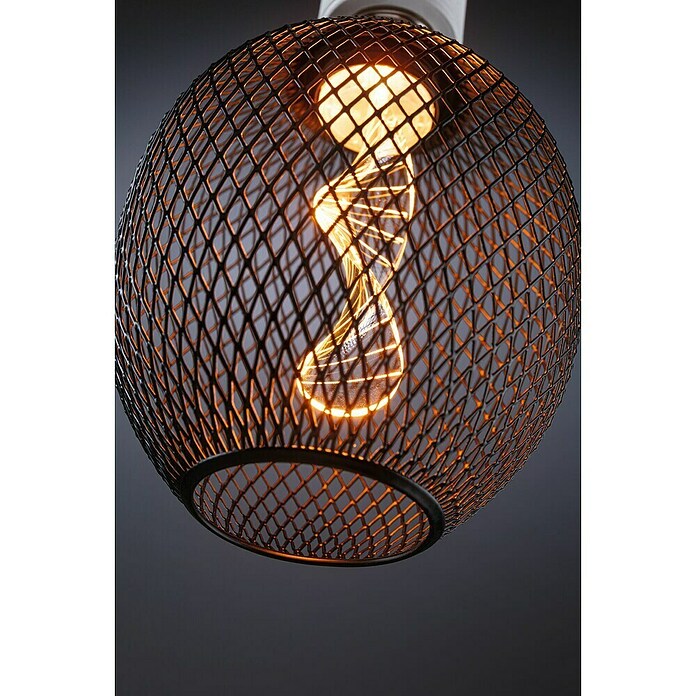 Paulmann LED svetlobni vir Metallic Glow Helix Globe  (E27, Možnost zatemnitve: Ni mogoče zatemniti, Toplo bela, 110 lm, 3,5 W, Črna) | 3503 - LED Spezial- und dekorative Lampen | CBJG - LED Leuchtmittel | CBJ - Leuchtmittel | CB - Elektroinstallation | C - Elektro | BAUHAUS