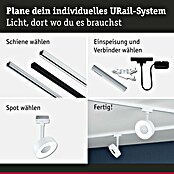 Paulmann URail LED-Spot Circle (Signalweiß, Warmweiß, 180 lm, Ø x H: 10 x 13,2 cm) | BAUHAUS