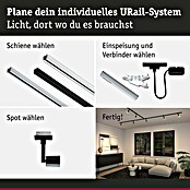 Paulmann URail LED-Spot Salt (10 W, Schwarz matt, 3,5 x 4,5 x 11,3 cm) | BAUHAUS