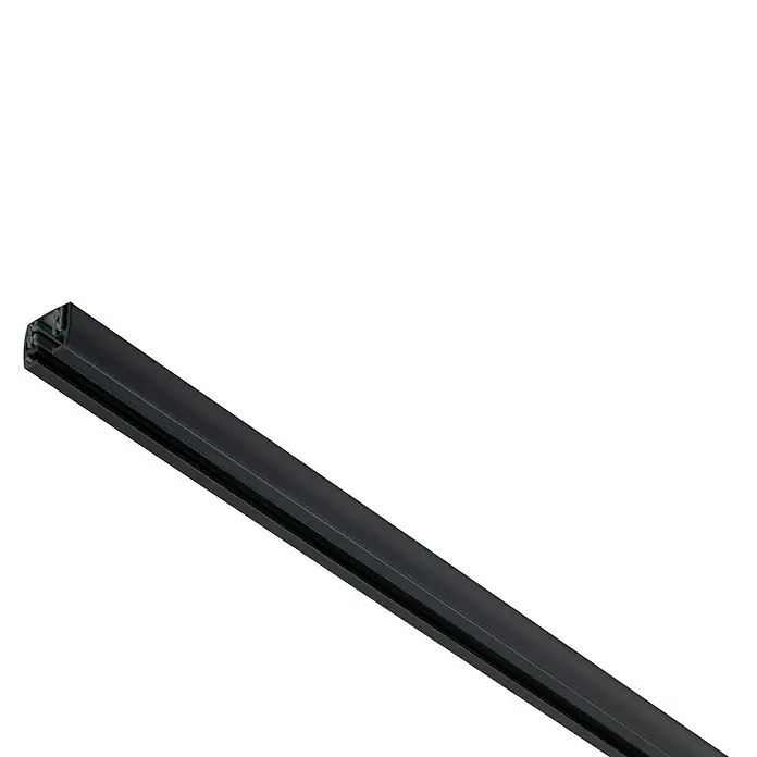Paulmann URail Gleiter - 150 cm, Metall, Schwarz - Schwarze Stromschiene für flexible Beleuchtungslösungen. Das Produkt sorgt für moderne und anpassbare Lichtgestaltung im Raum.