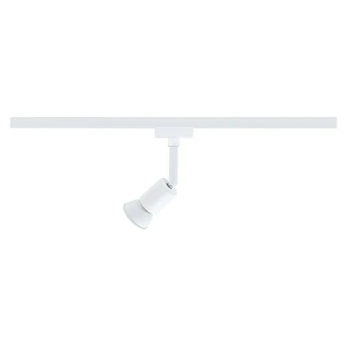 Paulmann URail LED-Spot Salt - 10 W, Signalweiß, 3,5 x 4,5 x 11,3 cm - Weiße Schienenleuchte, moderne Beleuchtungslösung mit anpassbarem Spot, ideal für flexible Lichtgestaltung in Innenräumen.