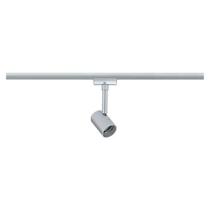 Paulmann URail LED-Spot Runa - 10 W, Chrom matt, 3,5 x 6 x 13,3 cm - Silberne, verstellbare LED-Schieneleuchte, ideal für die zielgerichtete Beleuchtung in modernen Innenräumen.