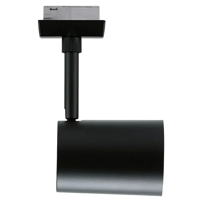 Paulmann URail LED-Spot Luxe - 10 W, Schwarz matt, 6,5 x 9 x 16,3 cm - Schwarzer Strahler mit zylindrischem Kopf und stabiler Befestigung für gezielte Beleuchtung und modernes Design.