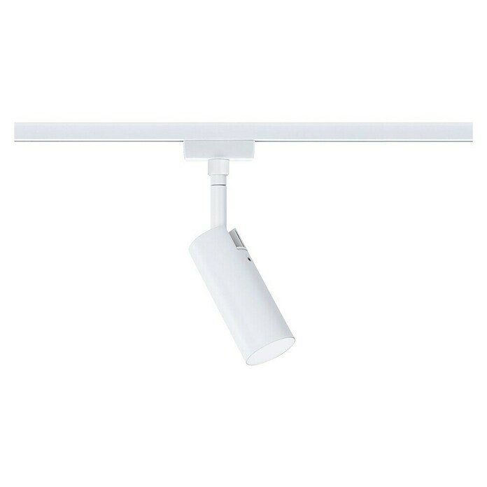 Paulmann URail LED-Spot Tubo (Signalweiß, Warmweiß, Ø x H: 4,3 x 19,7 cm) | BAUHAUS