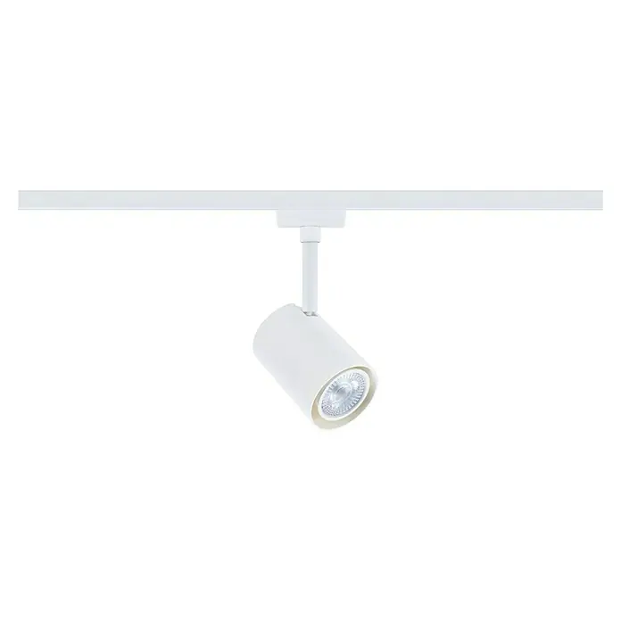 Paulmann URail LED-Spot Luxe - 10 W, Signalweiß, 6,5 x 9 x 16,3 cm - Weiße Strahlerleuchte mit Schienenmontage für moderne Beleuchtungslösungen, ideal für flexible Lichtgestaltung in jedem Raum.