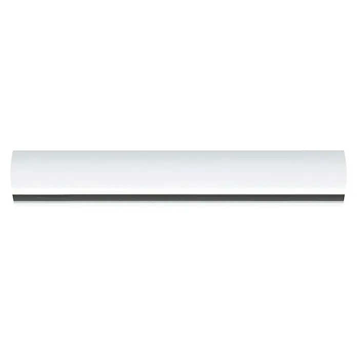 Paulmann URail Gleiter - 50 cm, Metall, Signalweiß - Nahaufnahme einer schlanken, weißen Klimaanlage mit einer eleganten, horizontalen grauen Akzentlinie am unteren Rand.