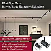 Paulmann URail LED-Spot Runa (10 W, Schwarz matt, 3,5 x 6 x 13,3 cm) | BAUHAUS