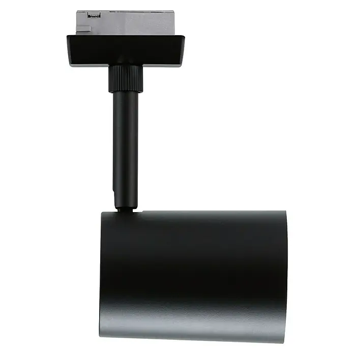 Paulmann URail LED-Spot Luxe - 10 W, Schwarz matt, 6,5 x 9 x 16,3 cm, RGBW - Schwenkbarer, schwarzer Strahler mit zylindrischem Leuchtenkopf für gezielte Beleuchtung in modernem Design.