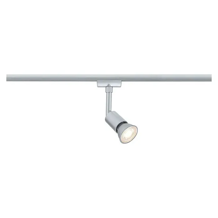 Paulmann URail LED-Spot Salt - 10 W, Chrom matt, 3,5 x 4,5 x 11,3 cm - Silberfarbene Schienenleuchte mit verstellbarem Spot, ideal zur Akzentuierung von Räumen und Objekten. Praktische Beleuchtungslösung.