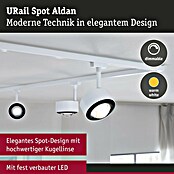 Paulmann URail LED-Spot Aldan (Signalweiß, Warmweiß, Ø x H: 9,8 x 17 cm) | BAUHAUS