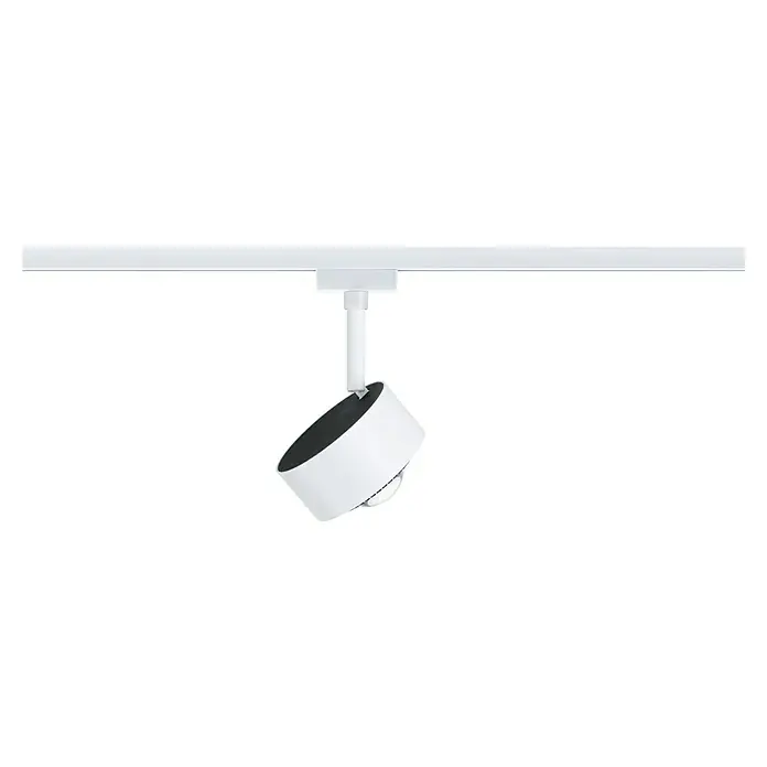 Paulmann URail LED-Spot Aldan - Signalweiß, Neutralweiß, Ø x H: 9,8 x 17 cm - Weiße Schienenleuchte mit zylindrischem Lampenkopf, ideal für moderne Beleuchtungssysteme in Wohn- oder Geschäftsräumen.