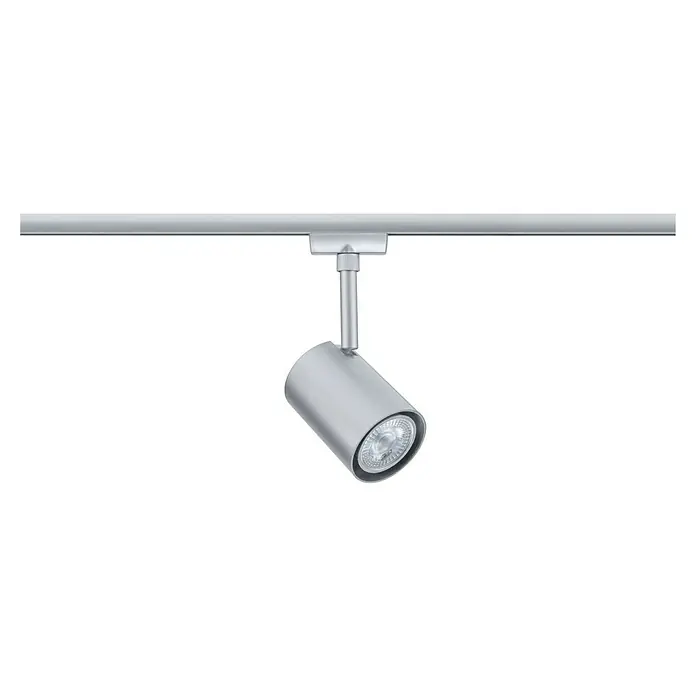 Paulmann URail LED-Spot Luxe - 10 W, Chrom matt, 6,5 x 9 x 16,3 cm - Silberfarbener LED-Strahler an einer Schiene. Der verstellbare Strahler ist ideal für die Akzentbeleuchtung im Wohnbereich und Büro.