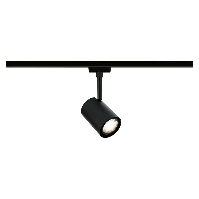 Paulmann URail LED-Spot Luxe - 10 W, Schwarz matt, 6,5 x 9 x 16,3 cm - Schwarze LED-Trackleuchte mit verstellbarem Kopf, ideal zur Akzentuierung von Objekten in Innenräumen. Energieeffiziente Beleuchtungslösung.