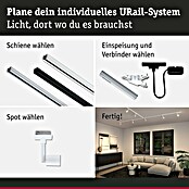 Paulmann URail LED-Spot Salt (10 W, Signalweiß, 3,5 x 4,5 x 11,3 cm) | BAUHAUS