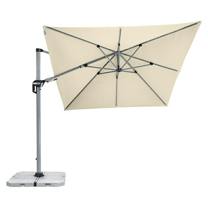 Doppler Active PendelschirmNatur, 350 x 260 cm Front View