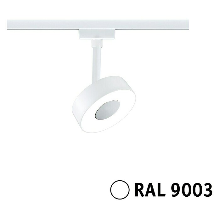 Paulmann URail LED-Spot Circle (Signalweiß, Neutralweiß, 190 lm, Ø x H: 10 x 13,2 cm) | BAUHAUS