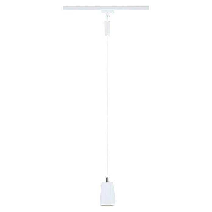 Paulmann URail Pendelleuchte Cover (Ø x H: 6,5 x 122 cm, Signalweiß) | BAUHAUS