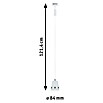 Paulmann URail Pendelleuchte Cone (Ø x H: 8,4 x 121,4 cm, Signalweiß) | BAUHAUS