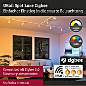Paulmann URail LED-Spot Luxe (10 W, Signalweiß, 6,5 x 9 x 16,3 cm, RGBW) | BAUHAUS
