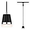 Paulmann URail Pendelleuchte Cone (Ø x H: 8,4 x 121,4 cm, Schwarz matt) | BAUHAUS