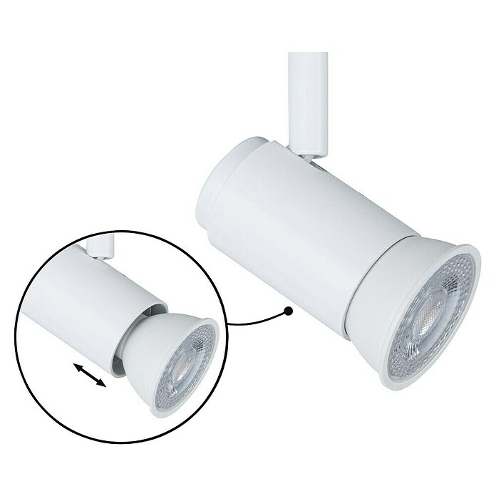 Paulmann URail LED-Spot Runa (10 W, Signalweiß, 3,5 x 6 x 13,3 cm) | BAUHAUS