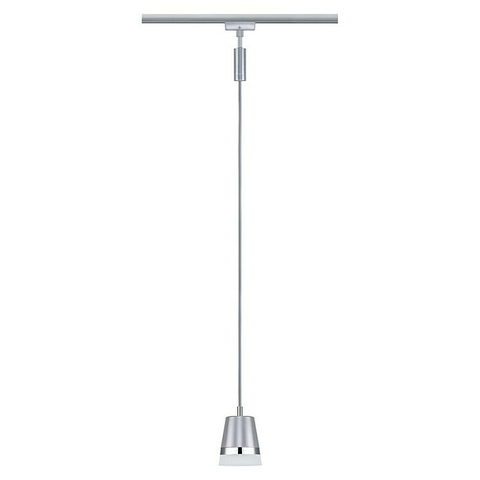 Paulmann URail Pendelleuchte Cone (Ø x H: 8,4 x 121,4 cm, Chrom matt) | BAUHAUS