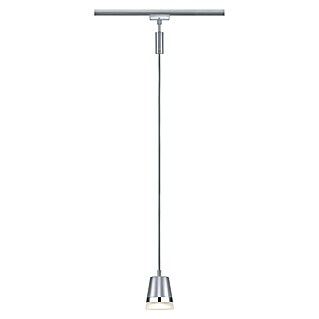 Paulmann URail Pendelleuchte Cone (Ø x H: 8,4 x 121,4 cm, Chrom matt)