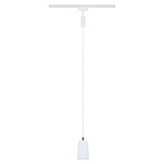 Paulmann URail Lámpara colgante Cover Max Blanco (Ø x Al: 6,5 x 122 cm, Blanco)