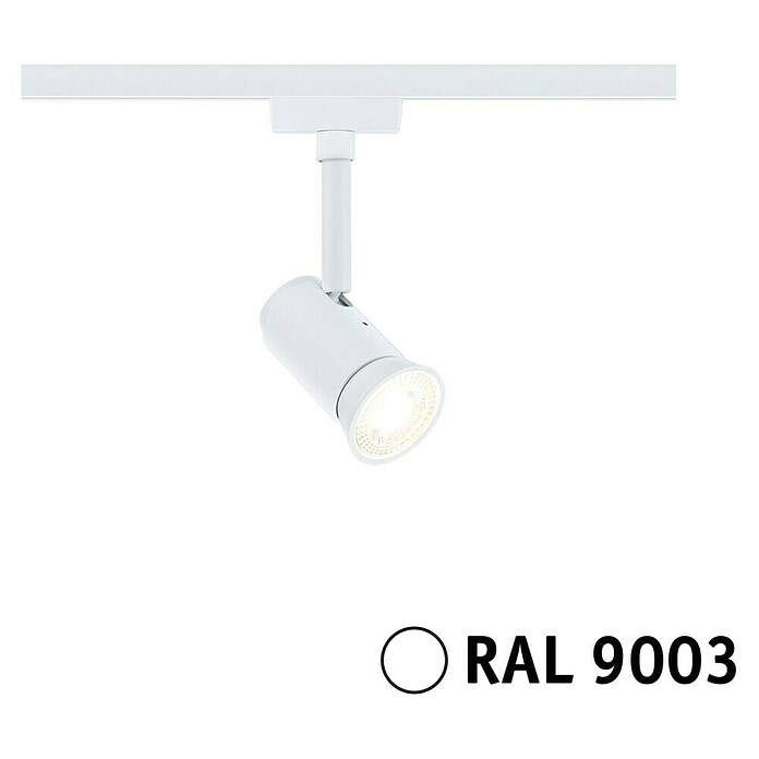 Paulmann URail LED-Spot Runa (10 W, Signalweiß, 3,5 x 6 x 13,3 cm) | BAUHAUS