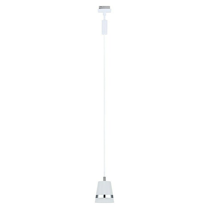 Paulmann URail Pendelleuchte Cone (Ø x H: 8,4 x 121,4 cm, Signalweiß) | BAUHAUS