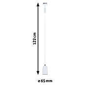 Paulmann URail Pendelleuchte Cover (Ø x H: 6,5 x 122 cm, Signalweiß) | BAUHAUS