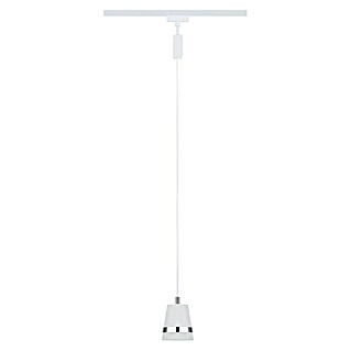 Paulmann URail Pendelleuchte Cone (Ø x H: 8,4 x 121,4 cm, Signalweiß)