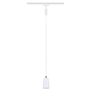 Paulmann URail Pendelleuchte Cover (Ø x H: 6,5 x 122 cm, Signalweiß)