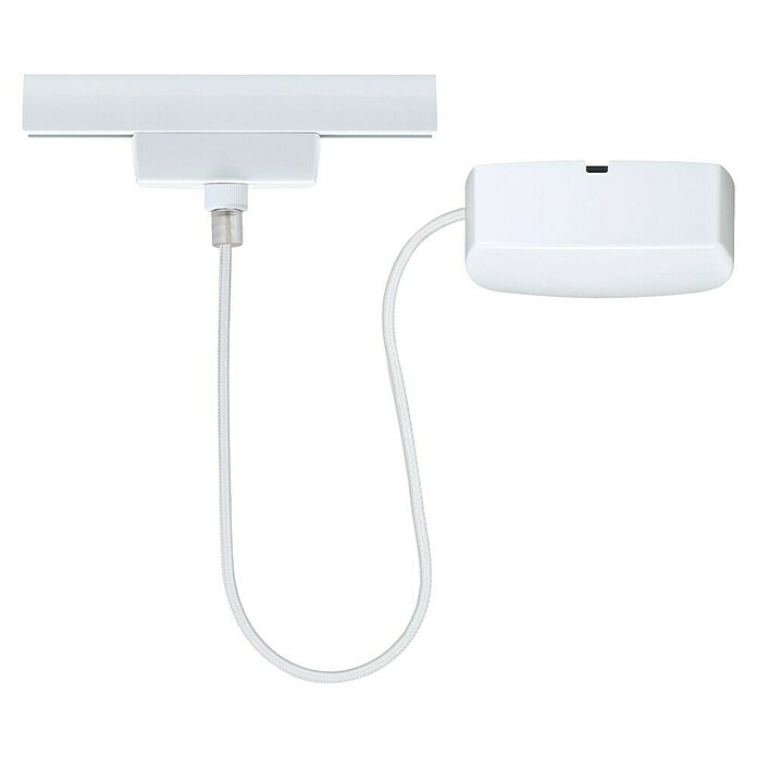 Paulmann URail Stromeinspeisung (100 cm, 100 W, Signalweiß, Inkl. Endkappe) | BAUHAUS