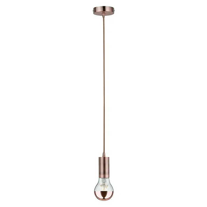 Paulmann LED-Lampe Modern Classic Edition - Nicht Dimmbar, Warmweiß, 600 lm, Kupfer Kopf - Elegante Kupferpendelleuchte mit stilvollem Design. Perfekt für moderne Innenräume, die eine warme und einladende Atmosphäre suchen.