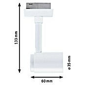 Paulmann URail LED-Spot Runa (10 W, Signalweiß, 3,5 x 6 x 13,3 cm) | BAUHAUS