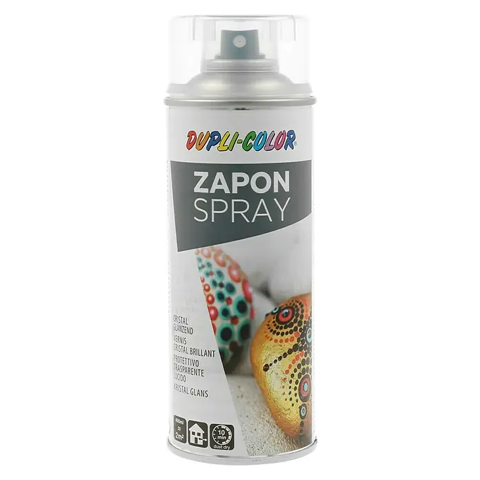Dupli-Color Special Klarlack-Spray Zapon Spray Cristal - Transparent, Glänzend, 400 ml - Dose Dupli-Color Zapon Spray, ein farbloser Lack für glänzende Oberflächen, schützt und verleiht ein transparentes Finish. Ideal für diverse Materialien.