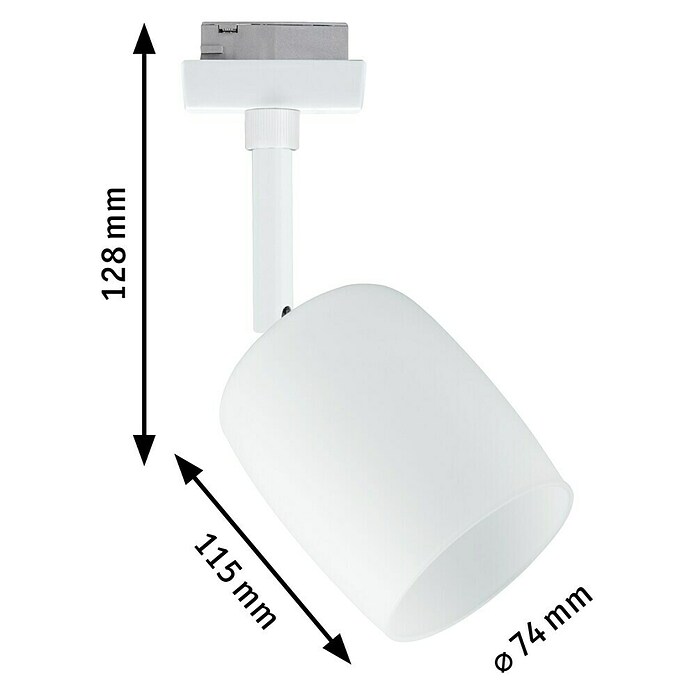 Paulmann URail LED-Spot Blossom (10 W, Signalweiß, G9, 1 Stk.) | BAUHAUS