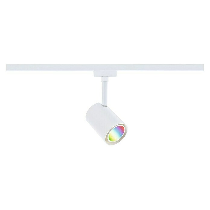 Paulmann URail LED-Spot Luxe (10 W, Signalweiß, 6,5 x 9 x 16,3 cm, RGBW) | BAUHAUS