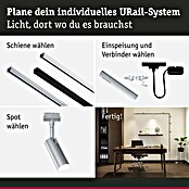 Paulmann URail Stromeinspeisung (Chrom matt, 200 cm) | BAUHAUS
