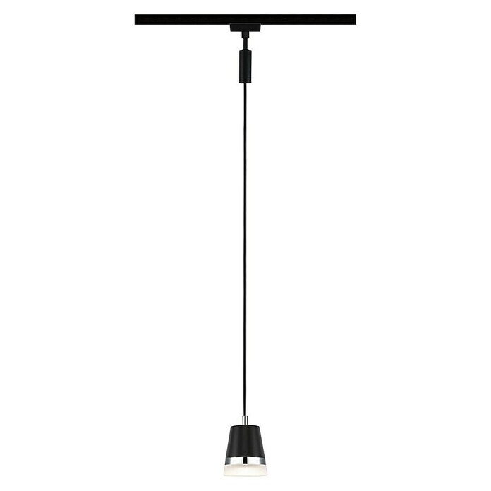 Paulmann URail Pendelleuchte Cone (Ø x H: 8,4 x 121,4 cm, Schwarz matt) | BAUHAUS