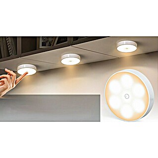 Tween Light LED nočna svetilka (Večbarvno, Bela, Ø x V: 8 x 1,8 cm, Možnost zatemnitve, 2 kos)