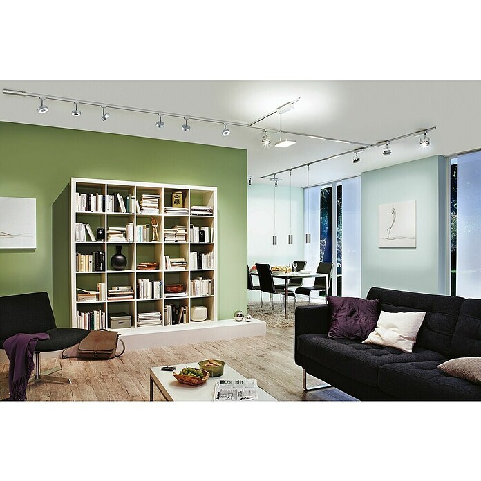 Paulmann URail LED-Spot Circle (Chrom matt, 5 x 9,8 x 15,7 cm) | BAUHAUS